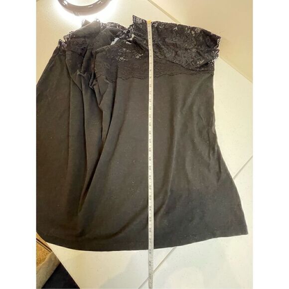 Roaman’s women’s 3x black lace top 30/32 - Picture 4 of 6